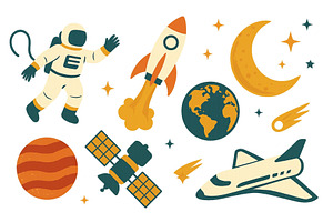Exploration of space with an, an Illustration by ZinetroN