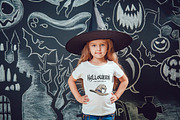 Halloween Kids T-Shirt Mock-Up, a Shirt Mockup by Freeman Studio (Thumbnail 12 of 19)