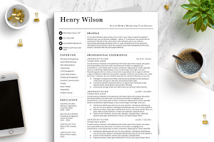 Modern Simple CV Resume Template