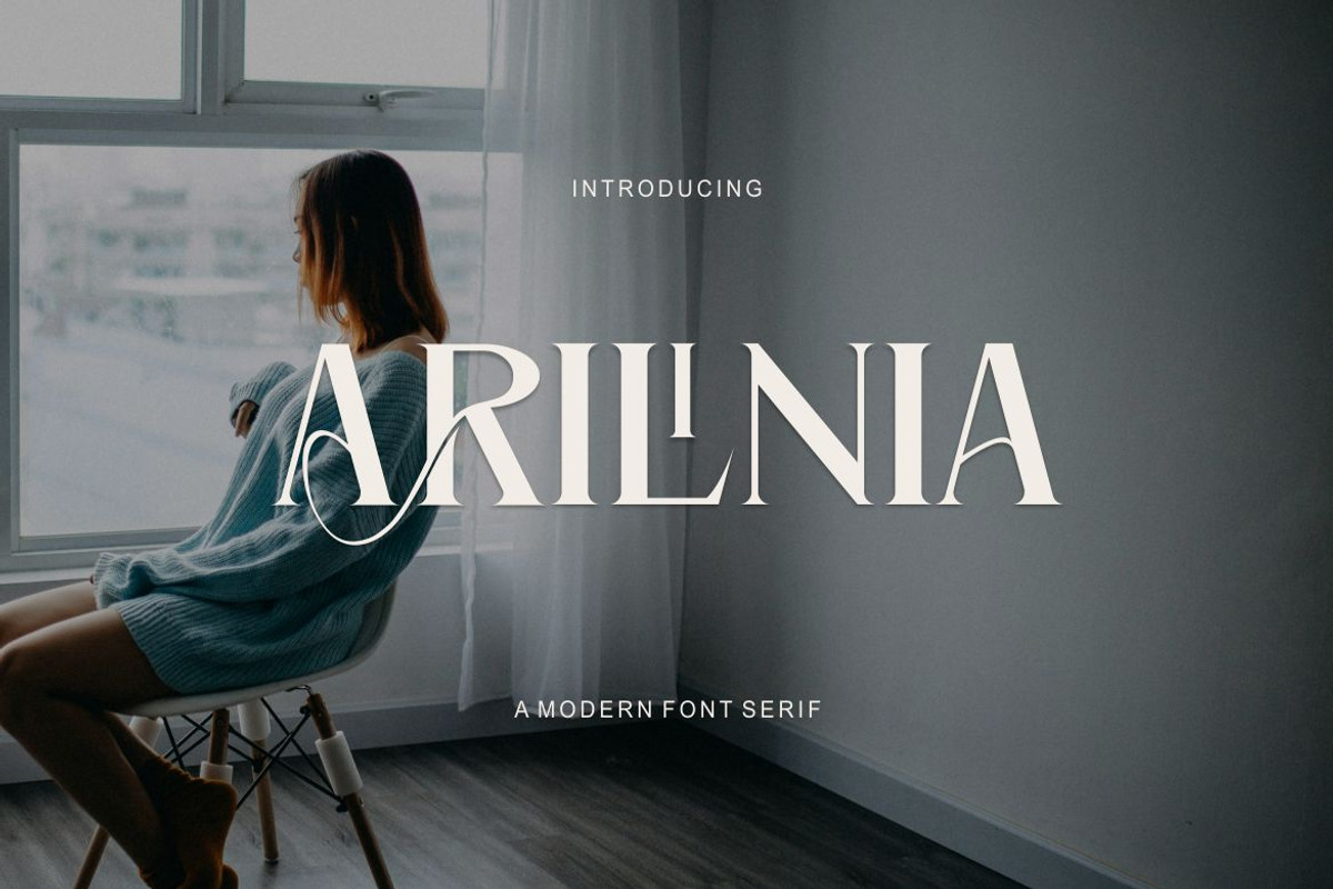 Arilinia, a Serif Font by Kenrichi (Photo 1 of 11)