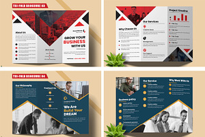 Tri-Fold Brochure Template Bundle