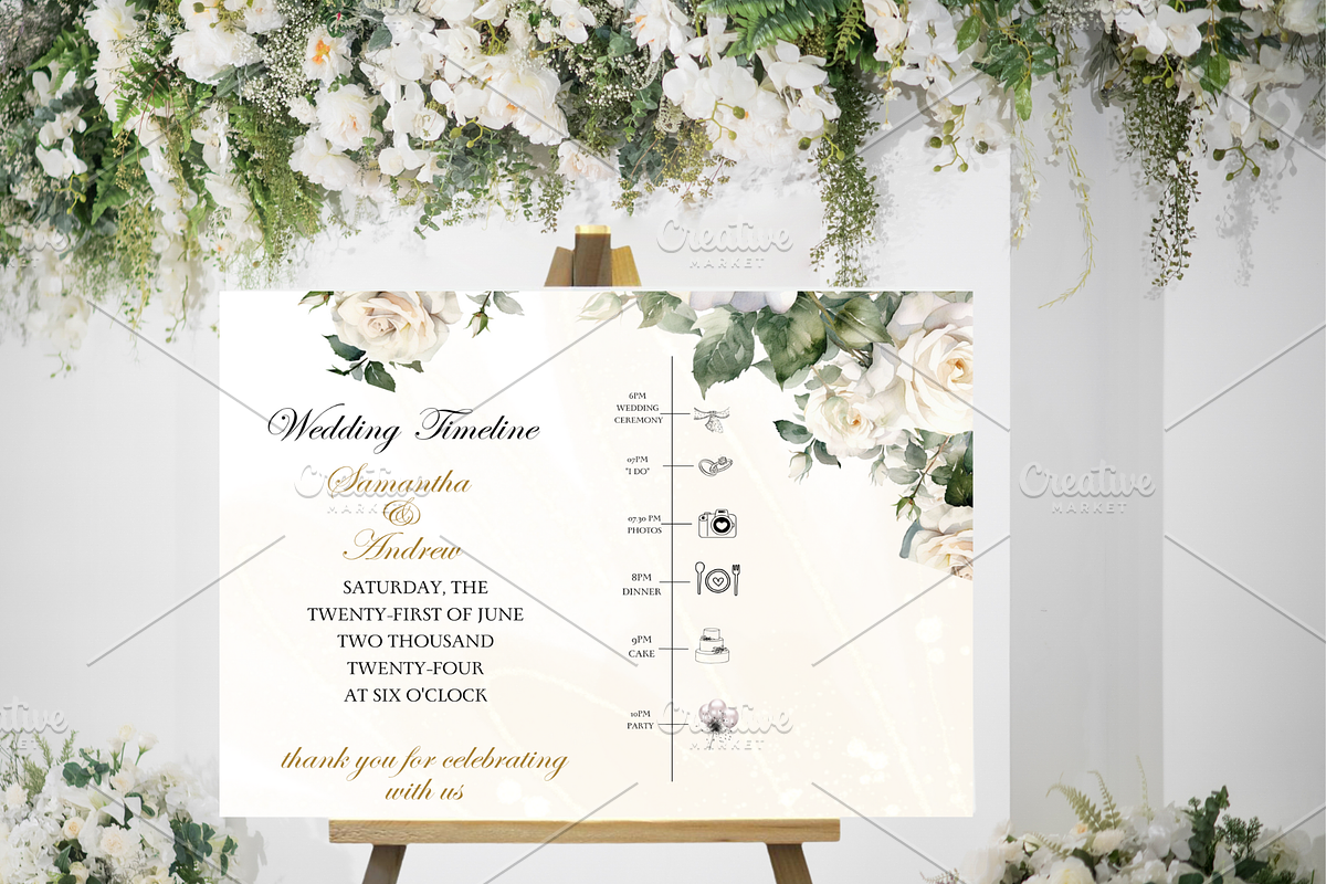 Wedding Invitation Template editable, a Card Template by Digiteve (Photo 7 of 15)
