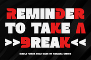 Kindly Track - Bold Typeface, a Sans Serif Font by Shakira Studio (Thumbnail 7 of 10)