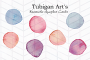 Watercolor Imperfect  Circles, a Texture Graphic by Tubigan Art (Thumbnail 2 of 2)