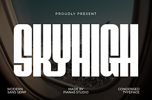 Skyhigh - Ultra Condensed Sans Serif