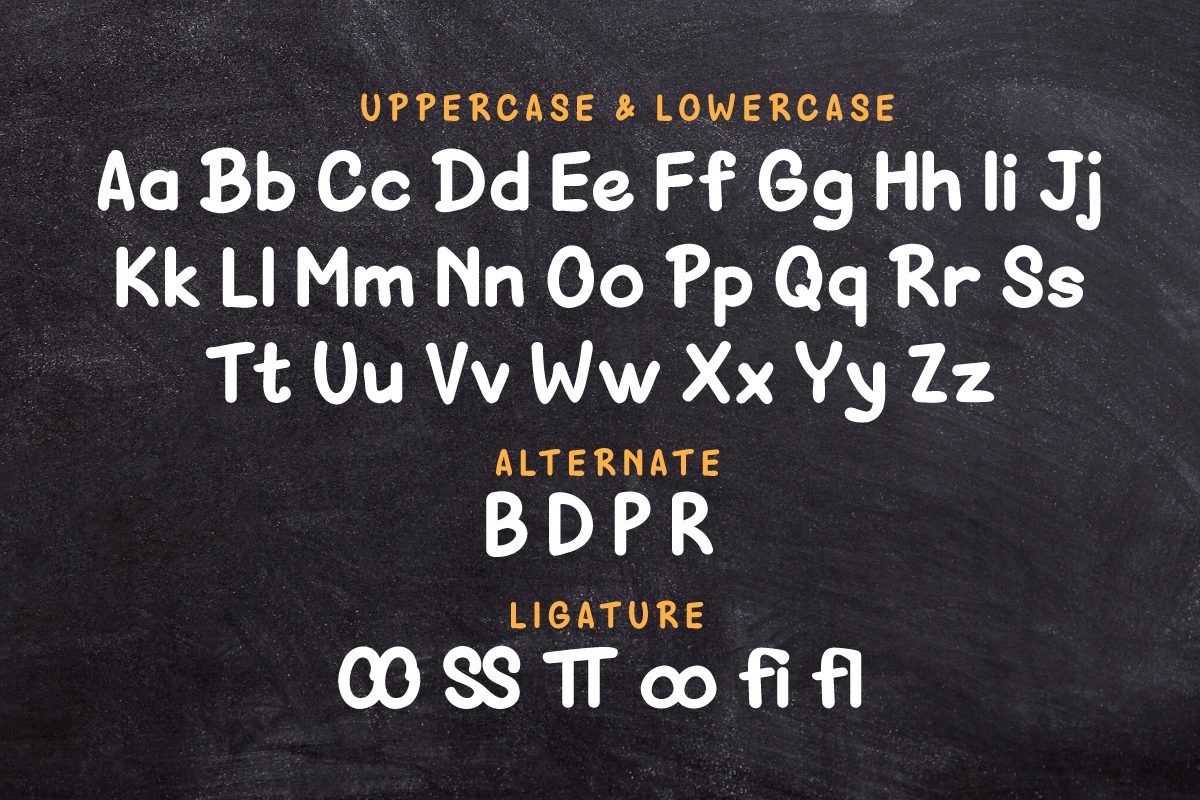 Othuf | Handwritten Display, a Sans Serif Font by twinstd (Photo 8 of 10)
