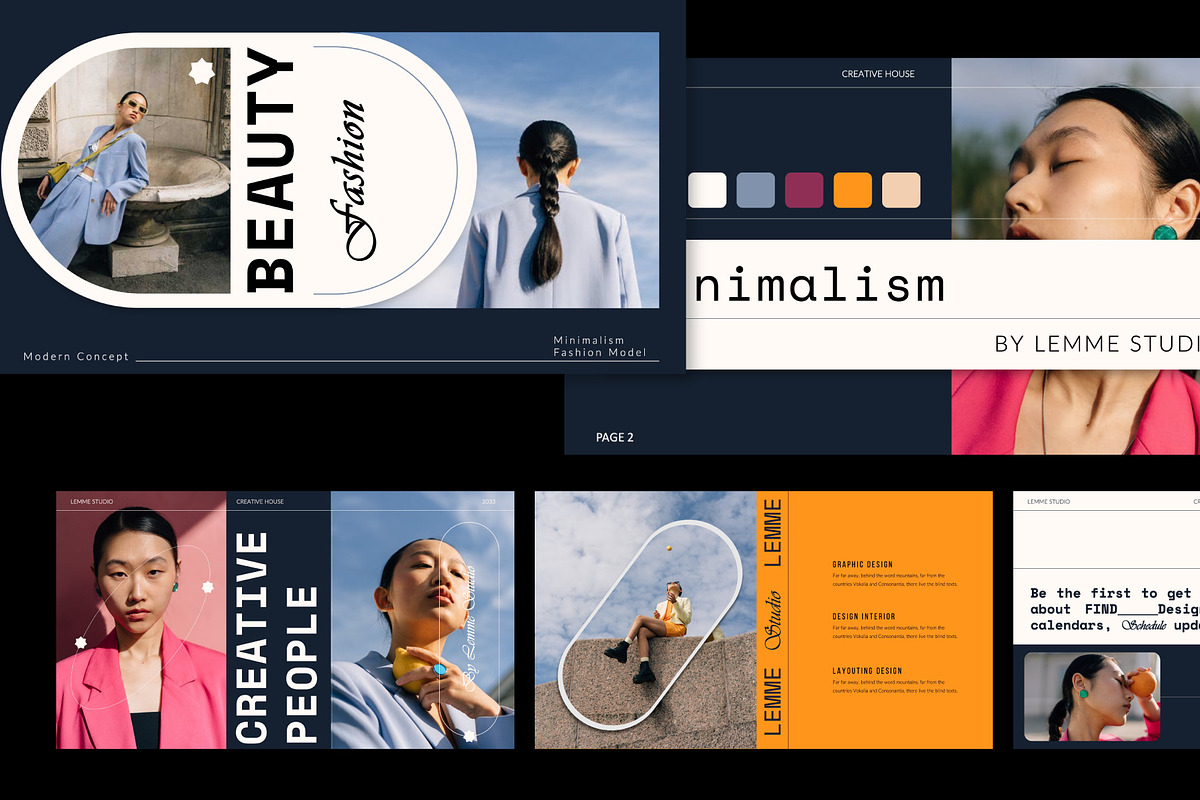Modern Beauty Keynote Template, a Presentation Template by Meliora Studio (Photo 6 of 8)