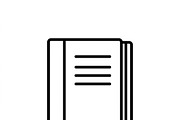 43 Office Supplies Icon Set, an Outline Icon by adenpinkstore (Thumbnail 8 of 20)