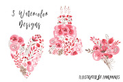 Pinkish Watercolor, an Illustration by Zahra Makes (Thumbnail 2 of 3)
