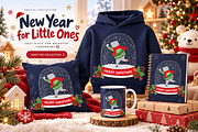 Cute Bear, Merry Christmas, New Year, an Animal Illustration by StudioLondon (Thumbnail 1 of 3)