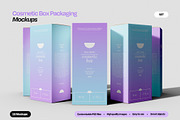 Cosmetic Box Packaging Mockup Set, a Packaging Mockup by Mego-studio (Thumbnail 1 of 7)
