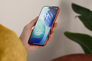 24 iPhone 17 Pro in Hand Mockups, an iPhone Mockup by Asylab (Thumbnail 103 of 107)