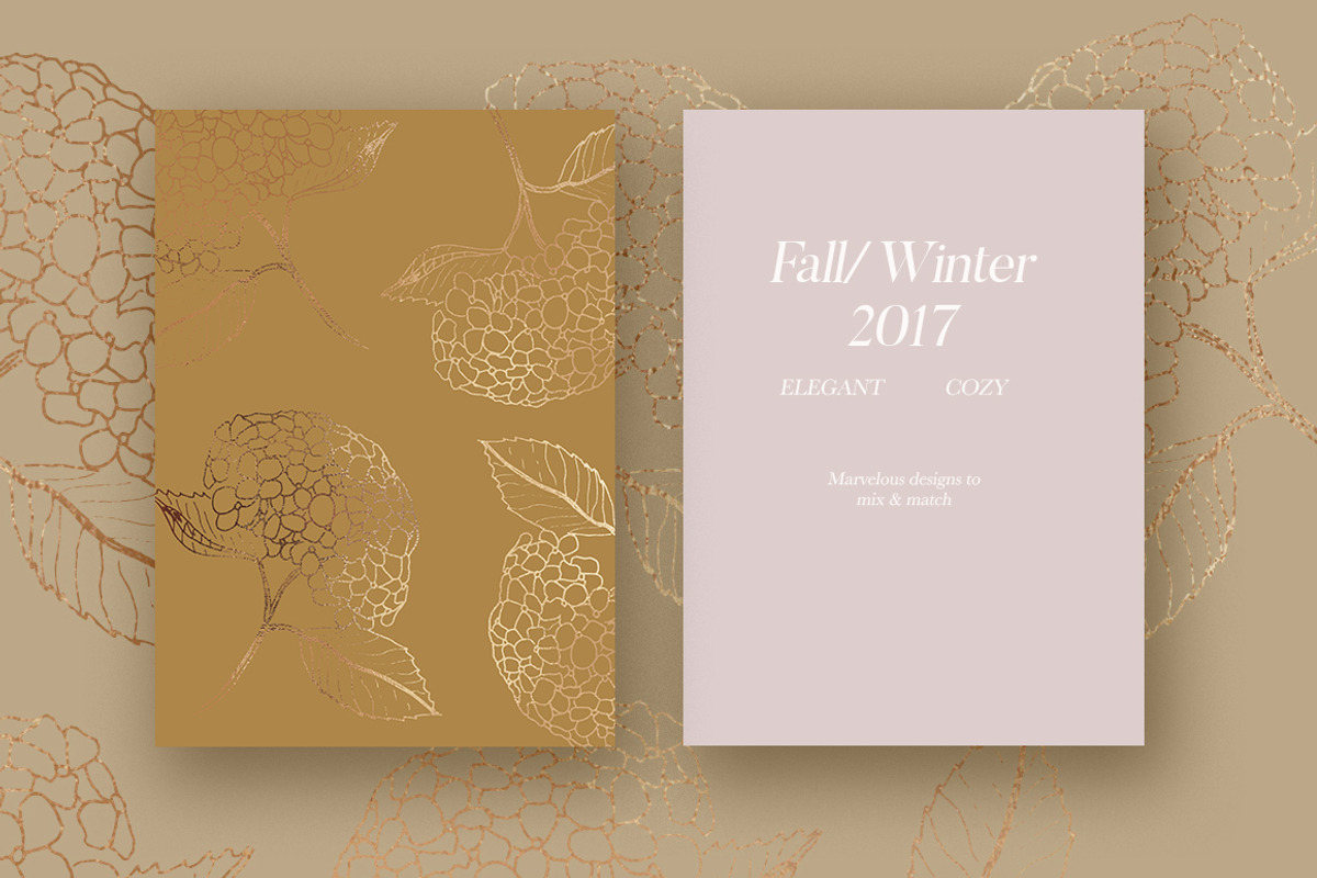 Subtle Gold Patterns & Illustrations, a Pattern Graphic by Laras Wonderland (Photo 4 of 11)