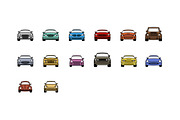14 Line Style Car Vector, an Outline Icon by Pixellion (Thumbnail 2 of 2)