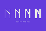 Necia Font Family, a Sans Serif Font by Graviton Font Foundry (Thumbnail 5 of 5)
