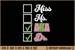 AKA Doctor for Alpha Sorority Kappa, a Healthcare Illustration by Handy Arts Studio