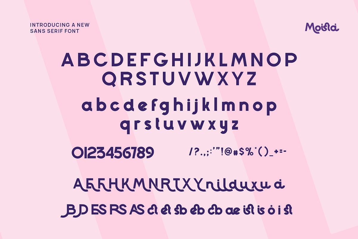 Moista Modern Futuristic Sans Serif, a Sans Serif Font by Perfectype (Photo 6 of 6)