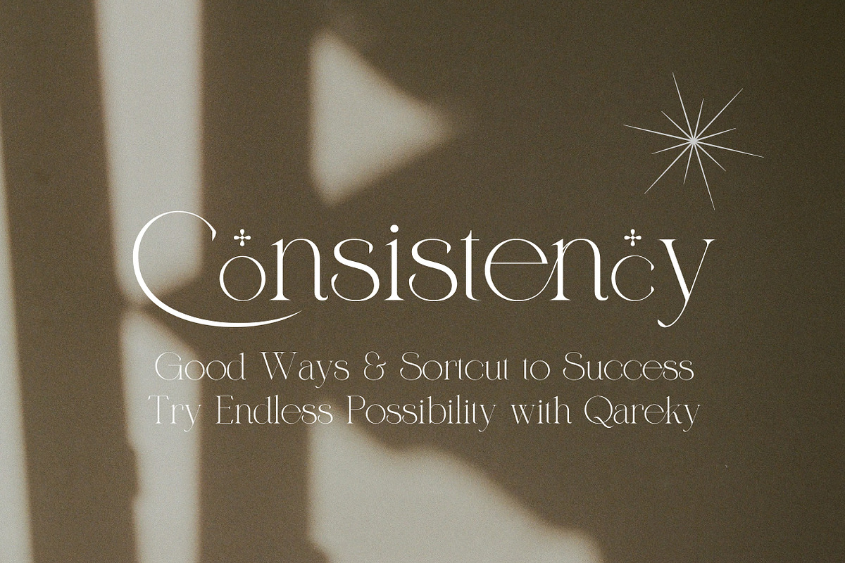 Qareky a Modern & Elegant Serif, a Serif Font by Lettertype Studio (Photo 3 of 20)