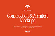 Construction & Architect Mockups, a Mockup by Vitora Mockup (Thumbnail 2 of 14)