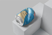 Crumpled Can Mockups, a Cups & Container Mockup by megostudi0 (Thumbnail 6 of 6)