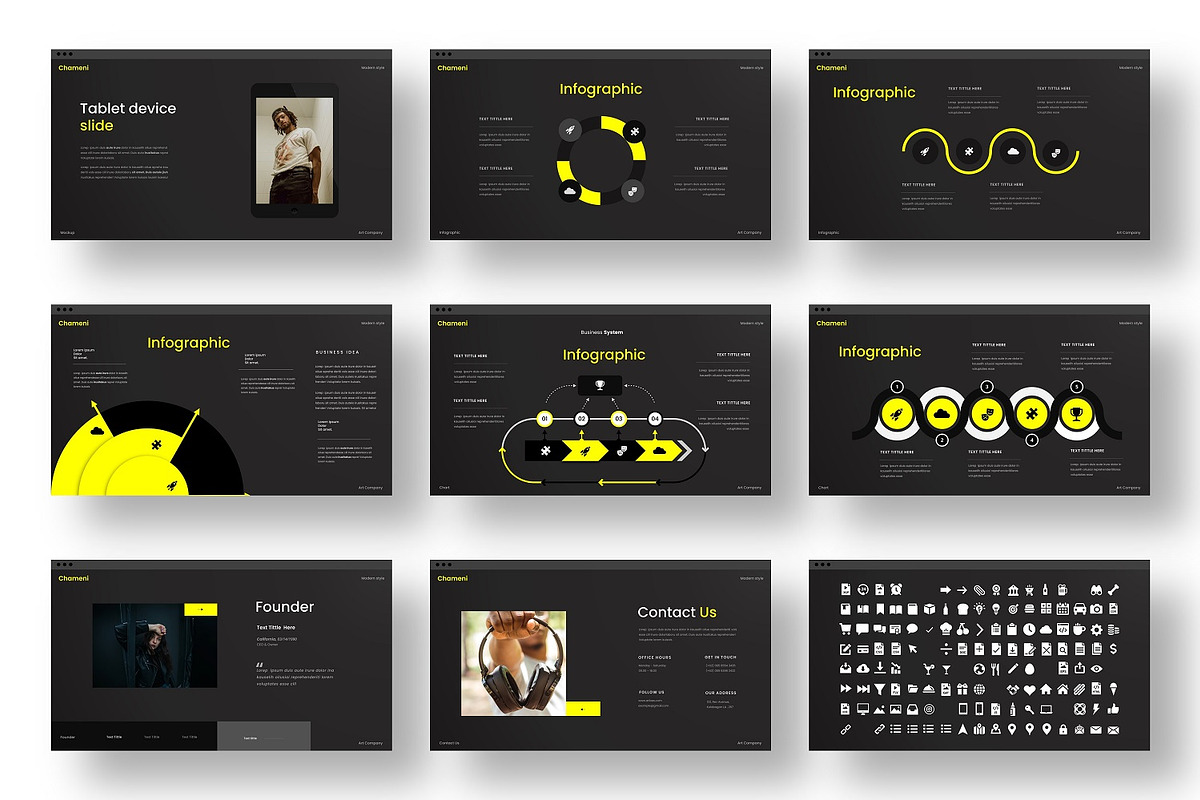 Chameni - Business Keynote Template, a Presentation Template by Dens Creative Studio (Photo 5 of 6)