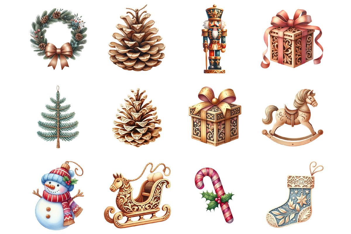 Christmas Laser Cut Ornaments Bundle, a Graphic by CitraGraphics (Photo 2 of 4)