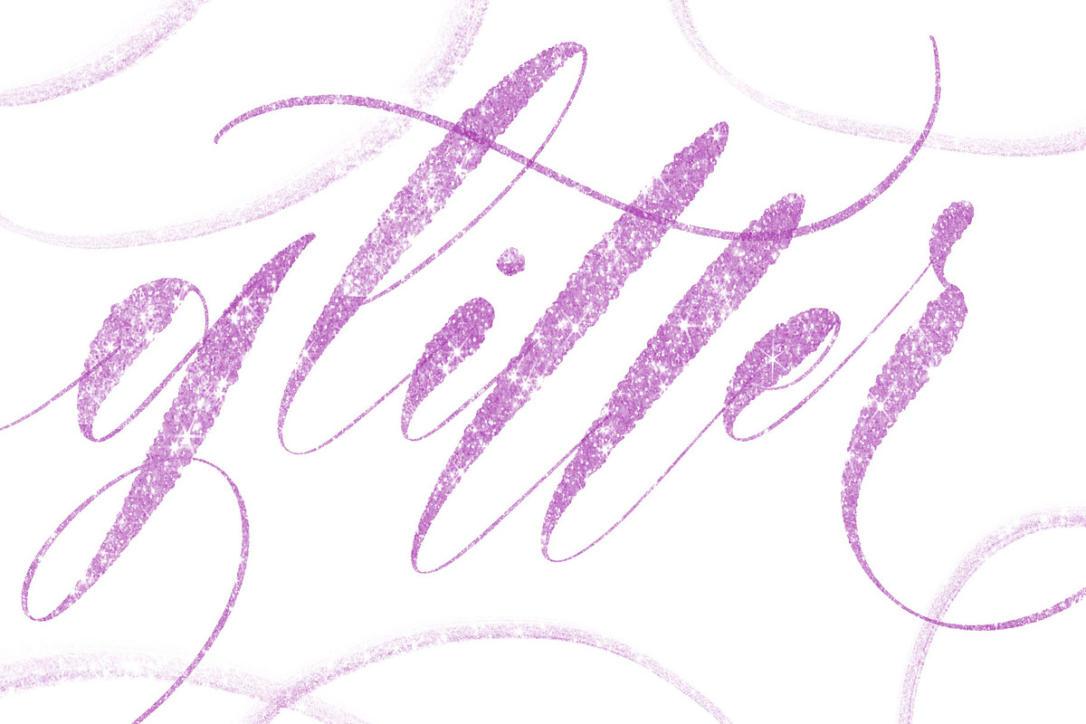 Bright Glitter Brush Pack -Procreate preview 2
