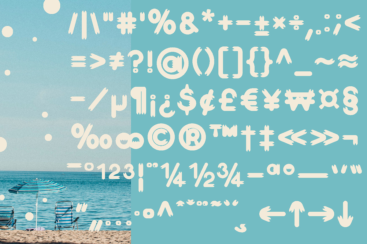 Cute Crab Display Font + Bonus, a Font by Yiru Chen Studio (Photo 6 of 16)