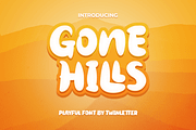 Gone Hills, a Sans Serif Font by twinstd (Thumbnail 1 of 14)