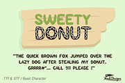 Sweety Donut Fonts - Fun Typo, a Font by YandiDesigns (Thumbnail 1 of 3)
