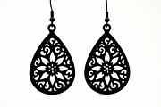 Leaf Earring Silhouette Bundle, a Pattern Graphic by jahid234 (Thumbnail 9 of 13)