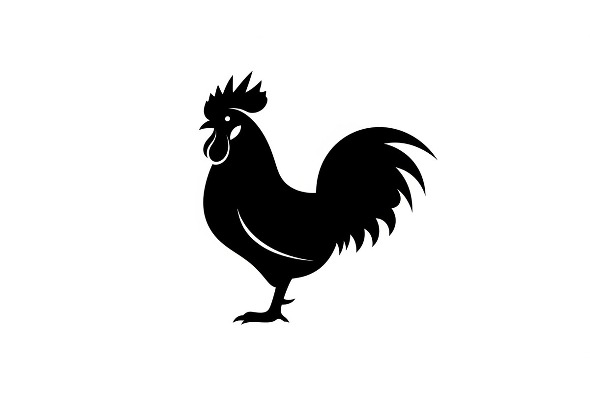 Rooster Chicken Silhouette Vector Bu, an Illustration by Designs_River (Photo 21 of 51)