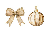 Neutral Rustic Christmas Clipart, an Illustration by Design Market (Thumbnail 4 of 4)