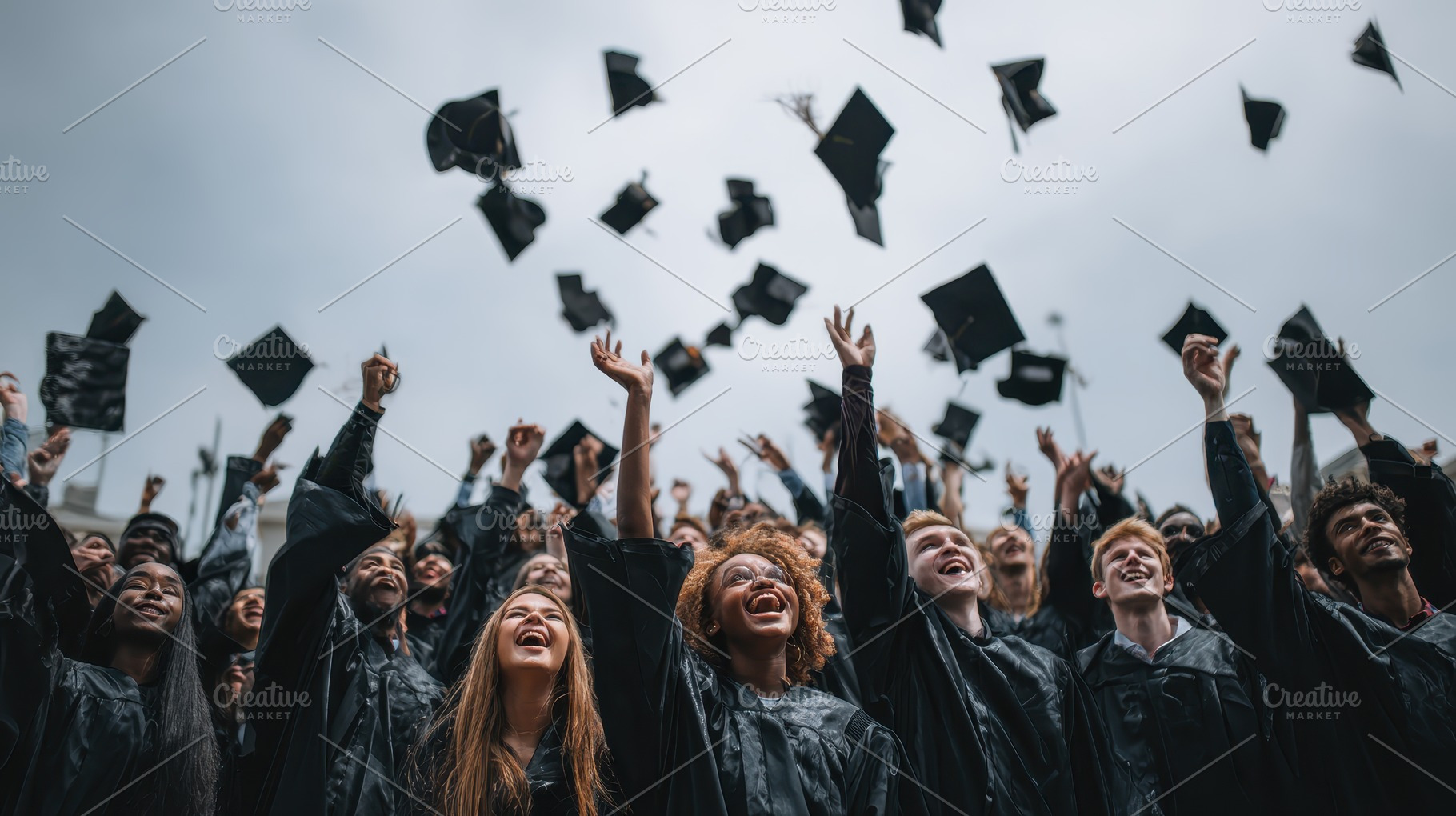 Graduates Celebrate Achievement Thro, a Photo by Pixeness Studio