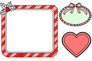 Christmas Coquette Wall Art Frame Bu, an Illustration by Daily.Designs (Thumbnail 3 of 4)