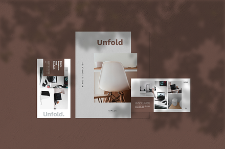 Unfold Creative Keynote Template, a Magazine Template by uiplus