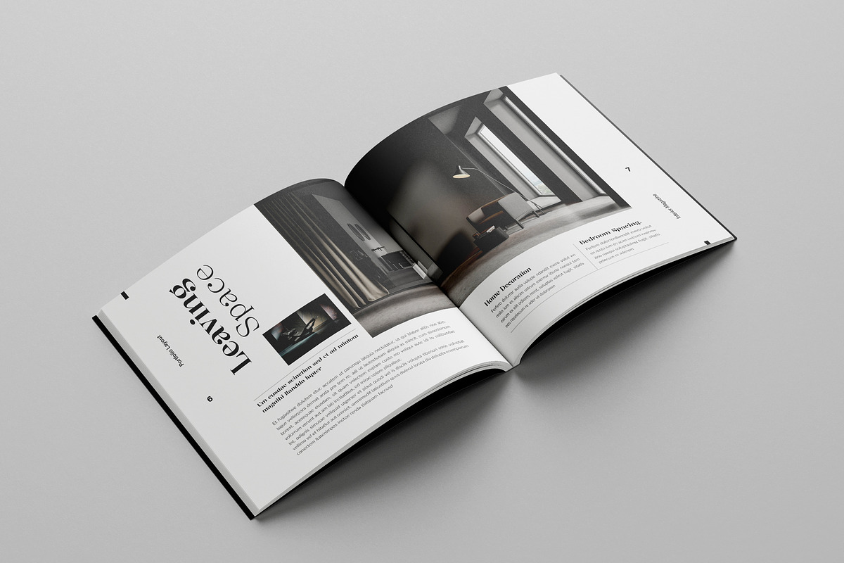 Square Interior Design Magazine, a Magazine Template by Spark_Creative (Photo 5 of 16)