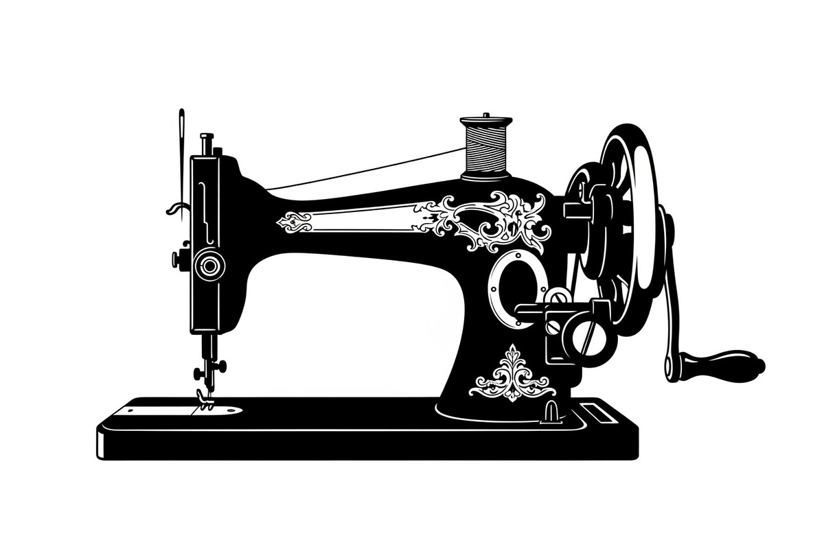 Vintage Sewing Machine Bundle, an Illustration by yasushie (Photo 31 of 31)