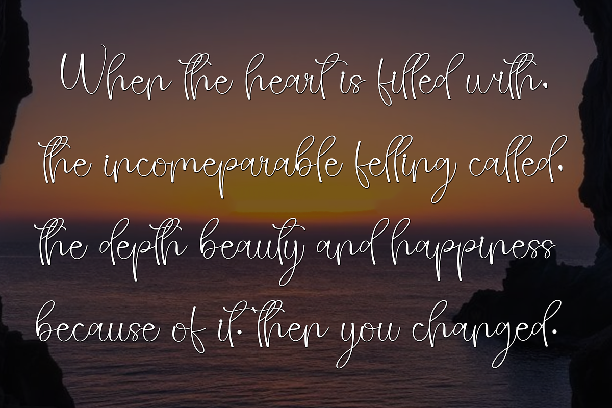 Bluefont, a Handwritten Font by InermediaSTUDIO (Photo 6 of 8)
