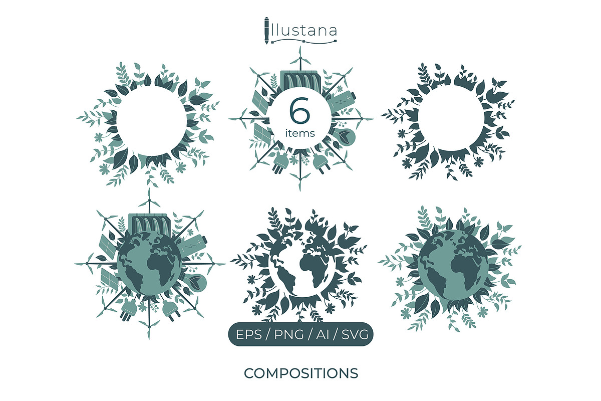 Environmental Clipart Set, an Object Illustration by Illustana (Photo 6 of 17)
