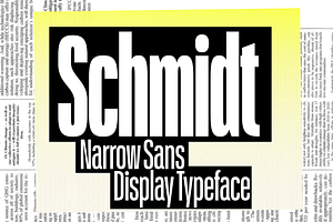 Schmidt: Narrow Variable Sans