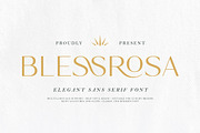 Blessrosa - Elegant Luxury Sans Font, a Sans Serif Font by Typia Nesia (Thumbnail 2 of 14)
