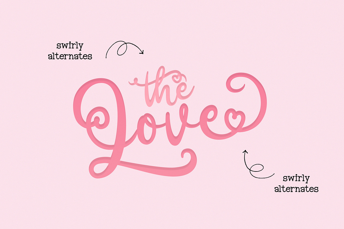 Romantic Script Font, a Script Font by Salt & Pepper Designs (Photo 5 of 8)
