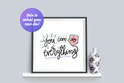 Wooden Frame Mockup on the Shelf, a Print Template by Frisk Shop Mockups (Thumbnail 3 of 3)