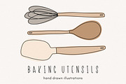 Baking utensil clipart illustrations, an Illustration by Allyson Johnson (Thumbnail 1 of 3)