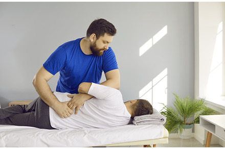 Chiropractor, physiotherapist, a Health & Medical Photo by StudioRomantic