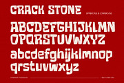 Crack Stone - Display Font, a Handwritten Font by Alpaprana (Thumbnail 8 of 10)