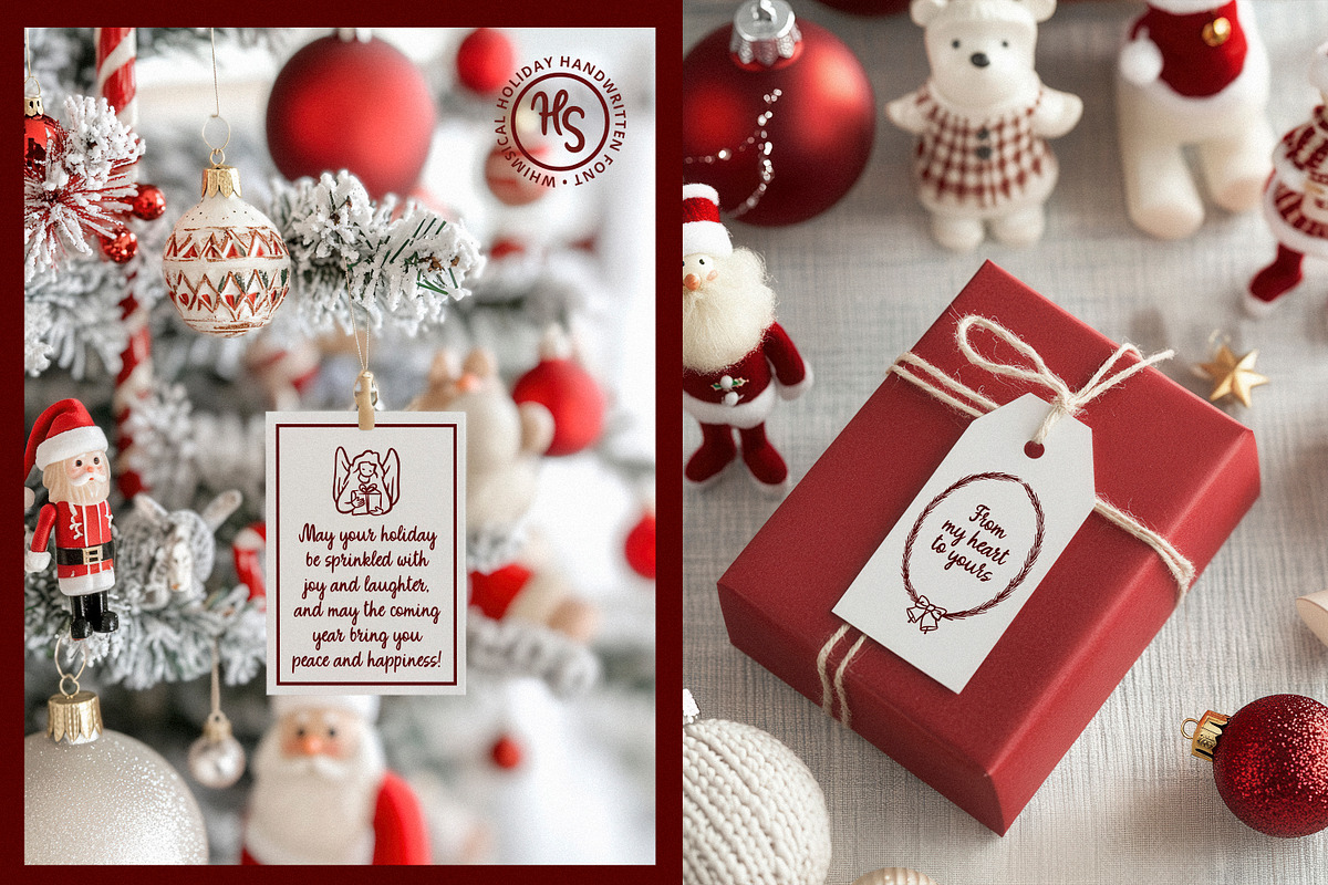 Holiday Spirit Festive Charming Font, a Handwritten Font by AnMark (Photo 6 of 10)