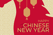 Chinese New Year Greeting Card, a Decorative Illustration by PsychocheArt (Thumbnail 4 of 4)