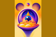 Cosmic Surreal Art Bundle, a Decorative Illustration by StockVerse Creative (Thumbnail 4 of 4)